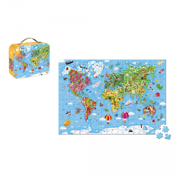 Puzzle enfant Géant monde 300 pièces