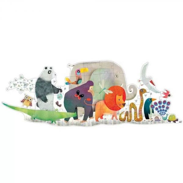 Puzzle géant La parade des animaux