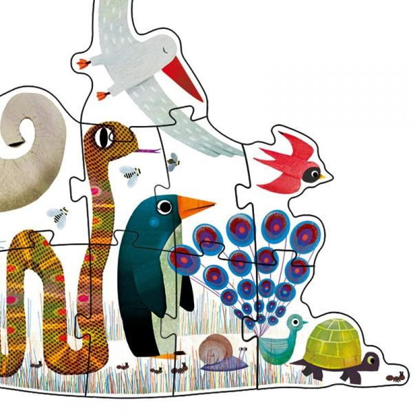Puzzle géant La parade des animaux