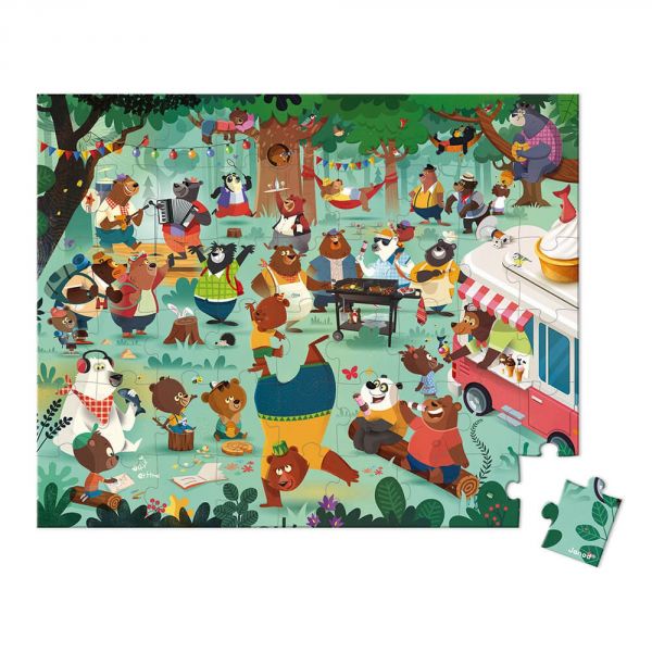 Puzzle enfant 54 pièces La cousinade des ours