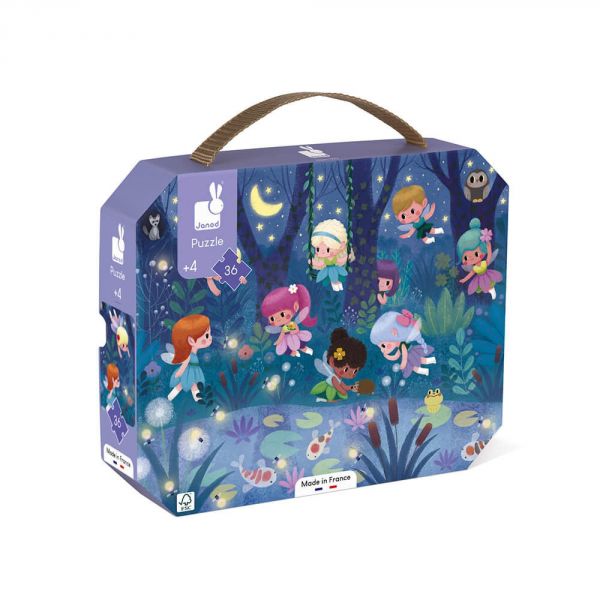 Puzzle enfant 36 pièces Les fées et les nénuphars