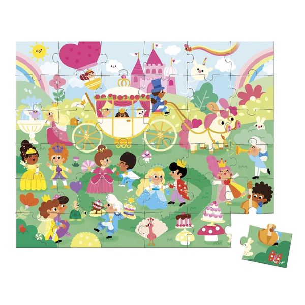 Puzzle enfant 36 pièces Les princesses