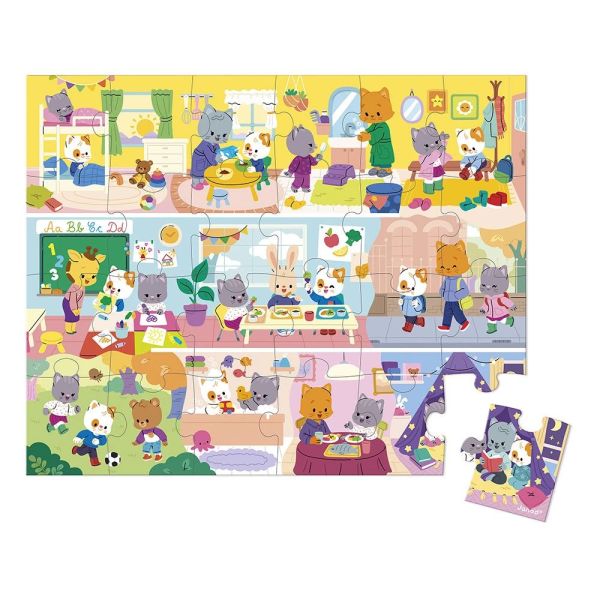 Puzzle enfant 24 pièces Les rituels