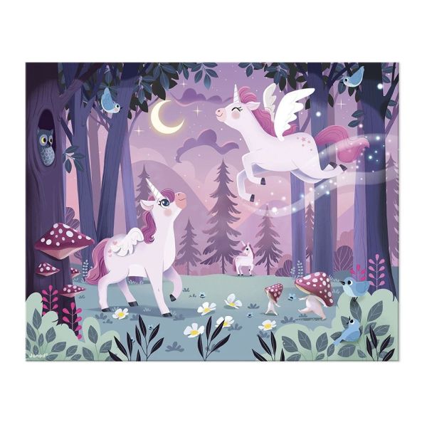 Puzzle enfant 54 pièces Licornes