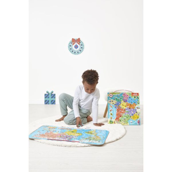 Puzzle magnétique Monde 92 pièces