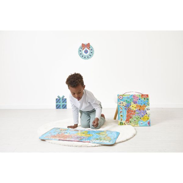 Puzzle magnétique Monde 92 pièces