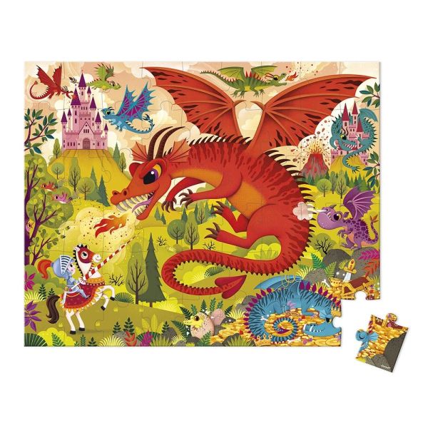 Puzzle enfant 54 pièces Royaume des dragons