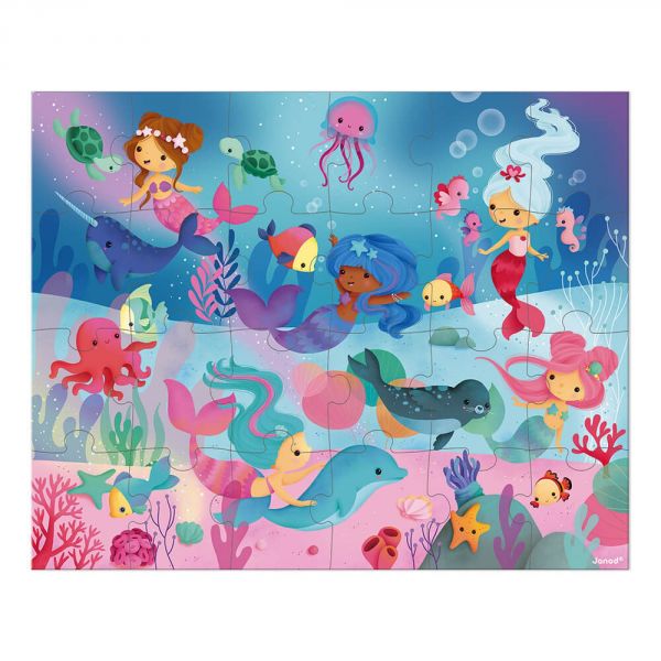 Puzzle enfant 24 pièces Sirènes