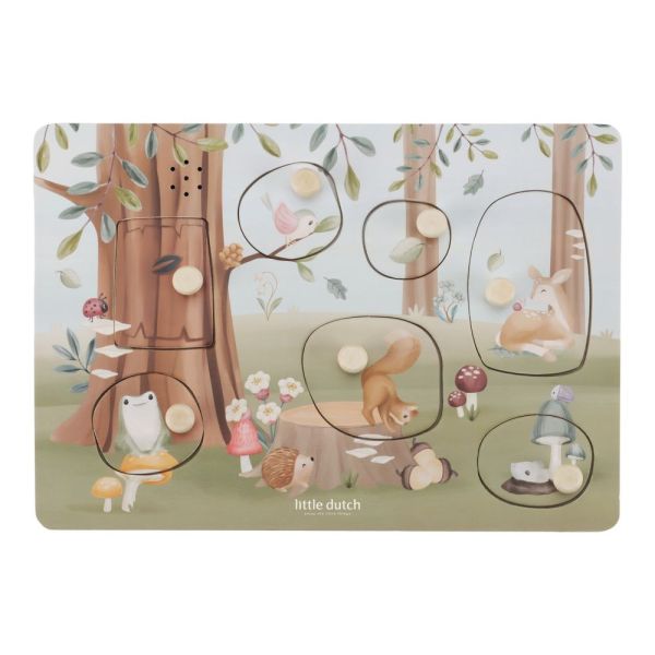 Puzzle sonore en bois FSC - Forest Friends