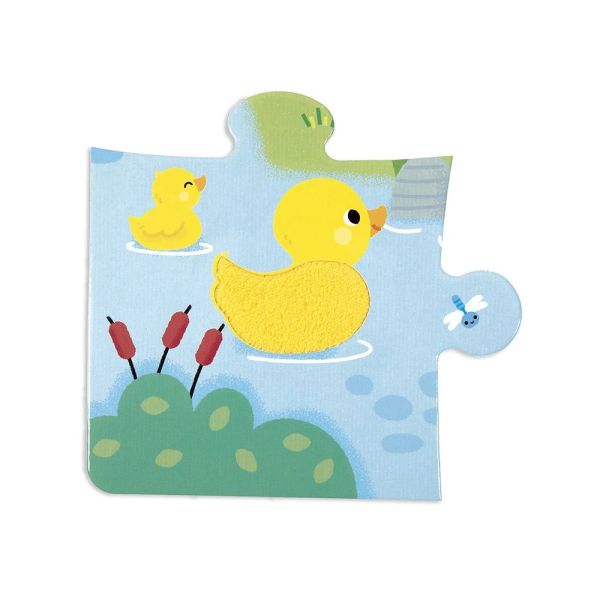 Puzzle enfant tactile La ferme 20 pièces
