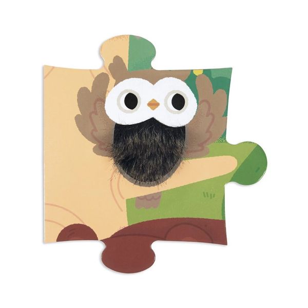 Puzzle enfant tactile La forêt 20 pièces