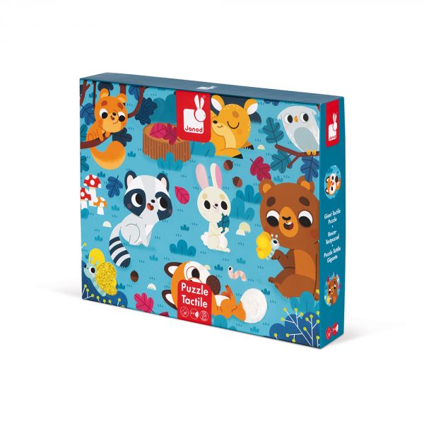 Puzzle enfant tactile Les animaux de la forêt 20 pièces