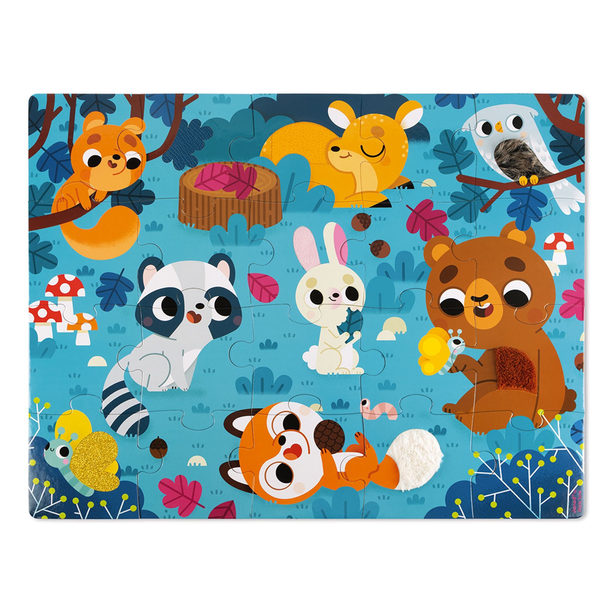 Puzzle enfant 4 ans - Puzzle animaux, jouet enfant 4 ans JANOD