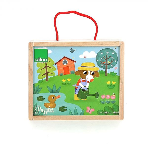 Coffret de 4 puzzles en bois - Les 4 saisons