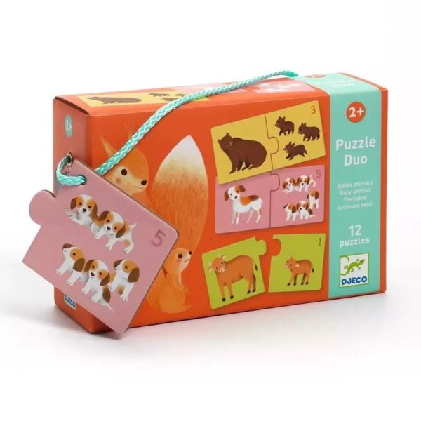 Puzzles duo Bébés animaux