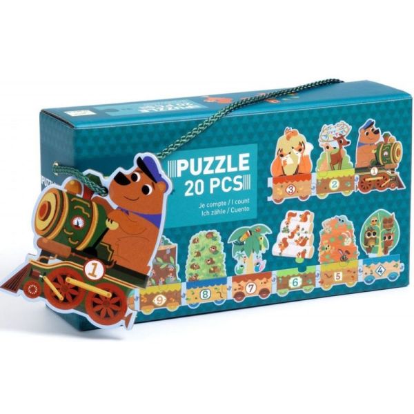 Puzzle frise pour enfant Je compte