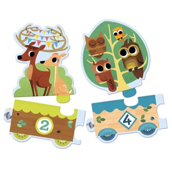 Puzzle frise pour enfant Je compte