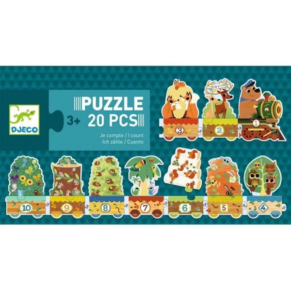 Puzzle frise pour enfant Je compte