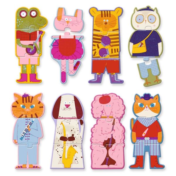 Lot de puzzles 3 pièces pour enfant Orchestra