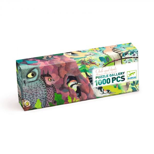 Puzzle 1000 pièces Owls and birds Gallery