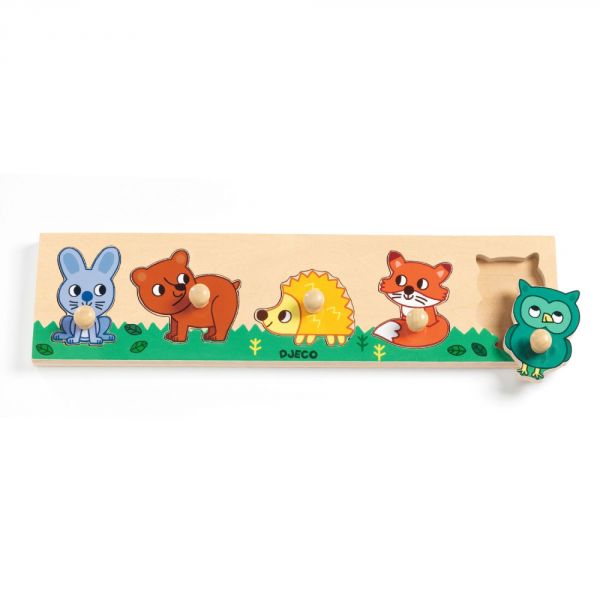 Puzzle en bois gros boutons Forest'n'co