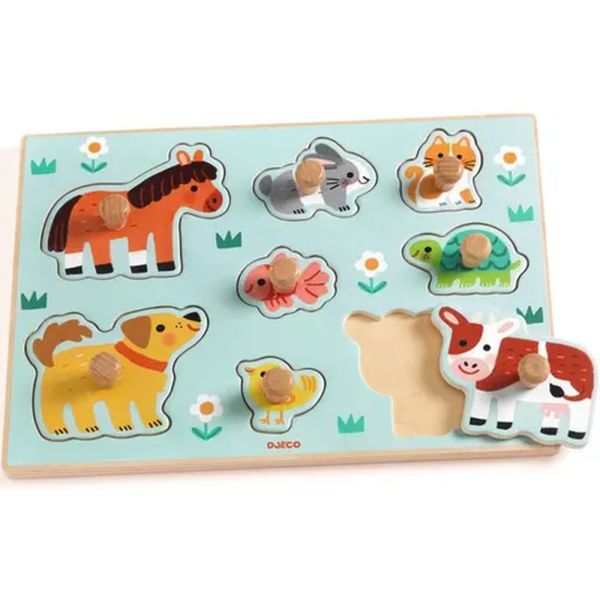Puzzle à encastrement boutons Dog'n'Co
