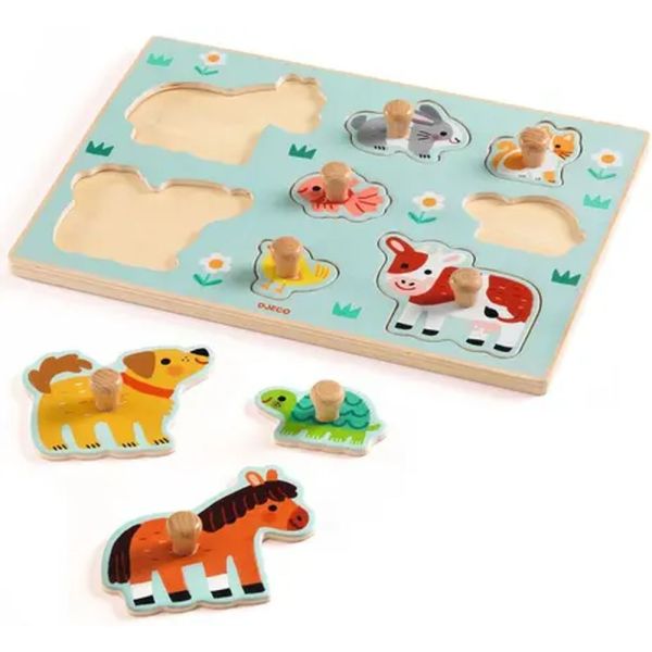 Puzzle à encastrement boutons Dog'n'Co