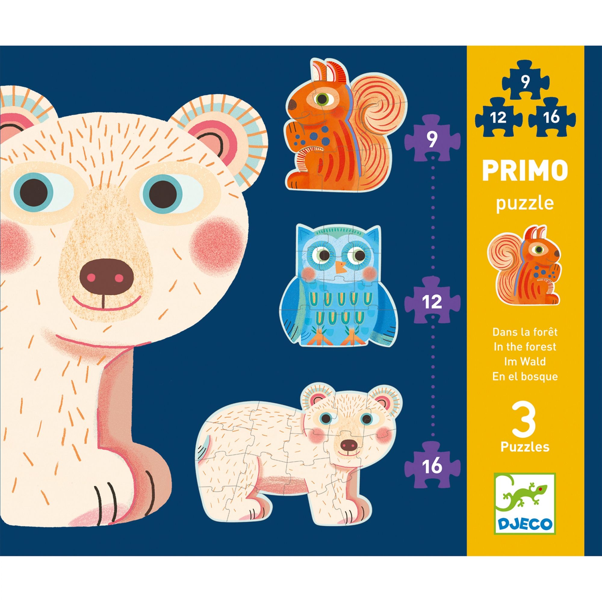 Puzzle évolutif Djeco Petites bêtes dès 2 ans