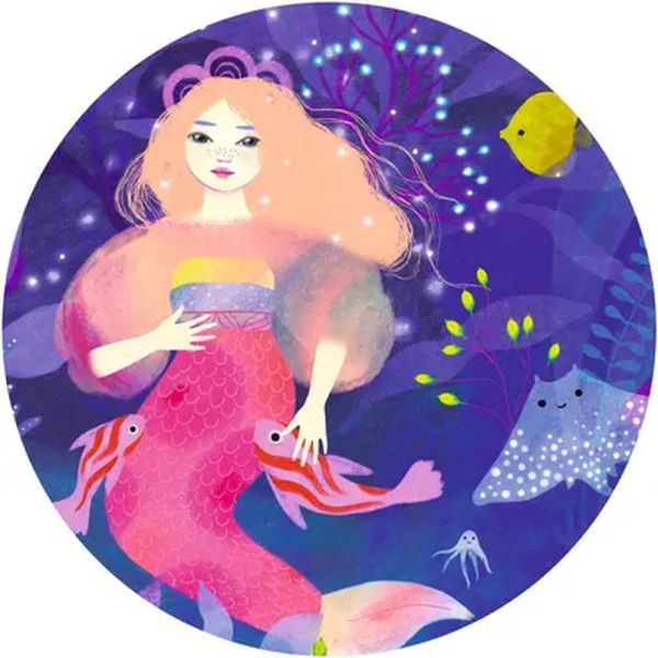 Puzzle silhouette Ella la sirène  36 pièces