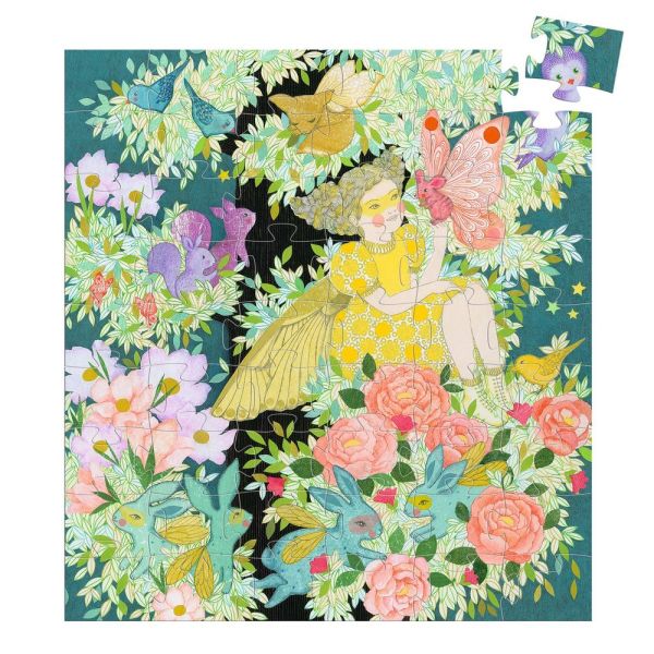 Puzzle silhouette L'arbre de flora 54 pièces