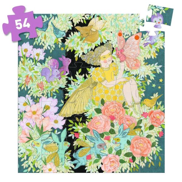 Puzzle silhouette L'arbre de flora 54 pièces