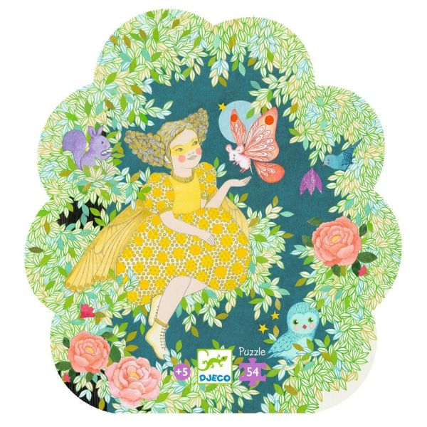 Puzzle silhouette L'arbre de flora 54 pièces