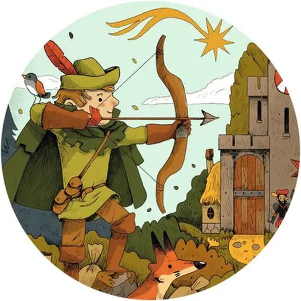 Puzzle silhouette Robin des bois 36 pièces