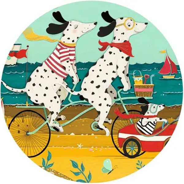 Puzzle silhouette Ollie le dalmatien  24 pièces