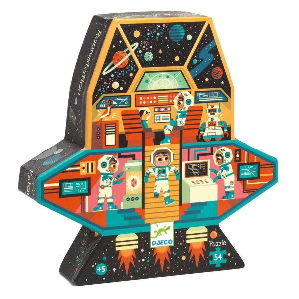 Puzzle silhouette Station spatiale 54 pièces