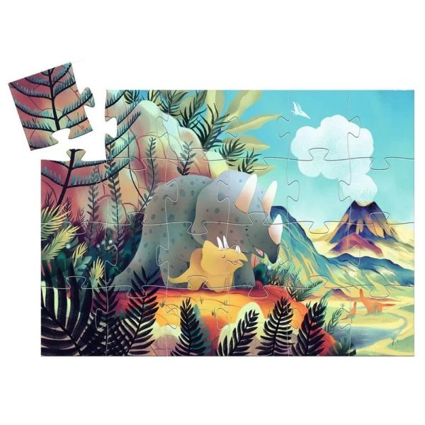 Puzzle silhouette Téo le dino  24 pièces