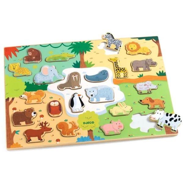 Puzzle puzzlo pour enfant 22 pièces Animo