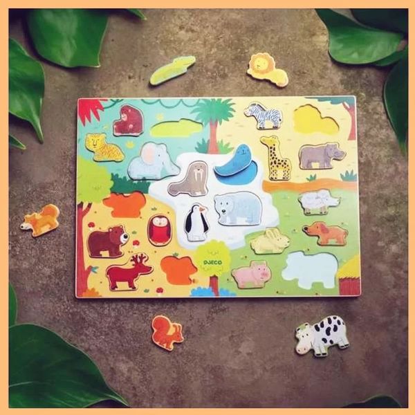 Puzzle puzzlo pour enfant 22 pièces Animo