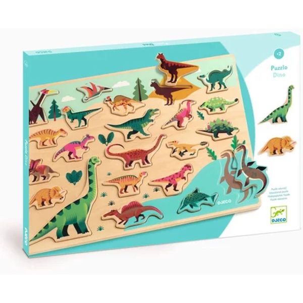 Puzzle puzzlo pour enfant 22 pièces Dino
