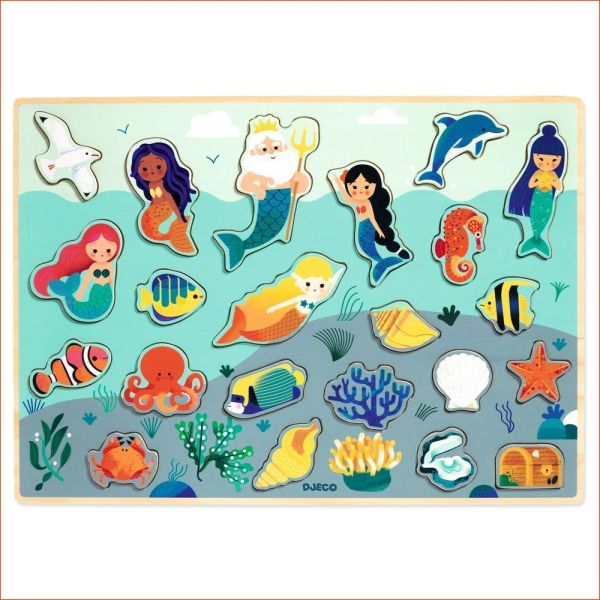 Puzzle puzzlo pour enfant 22 pièces Sea