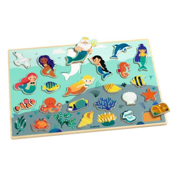 Puzzle puzzlo pour enfant 22 pièces Sea