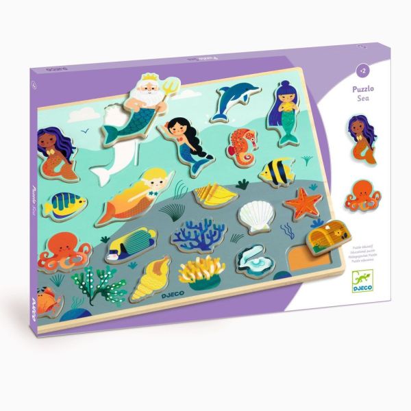 Puzzle puzzlo pour enfant 22 pièces Sea