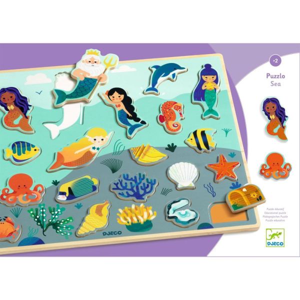 Puzzle puzzlo pour enfant 22 pièces Sea