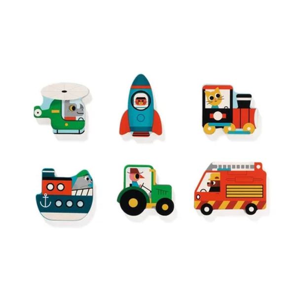 Puzzle puzzlo pour enfant 22 pièces Vroom