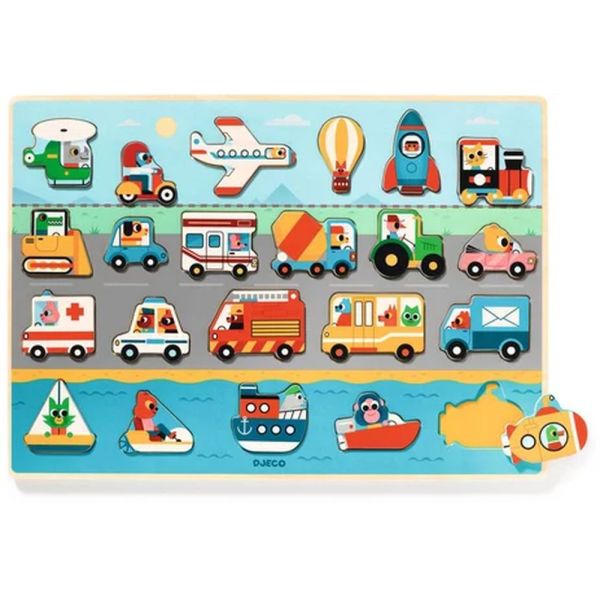 Puzzle puzzlo pour enfant 22 pièces Vroom