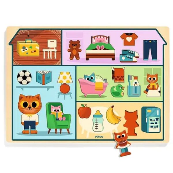 Puzzle puzzlo pour enfant 22 pièces House