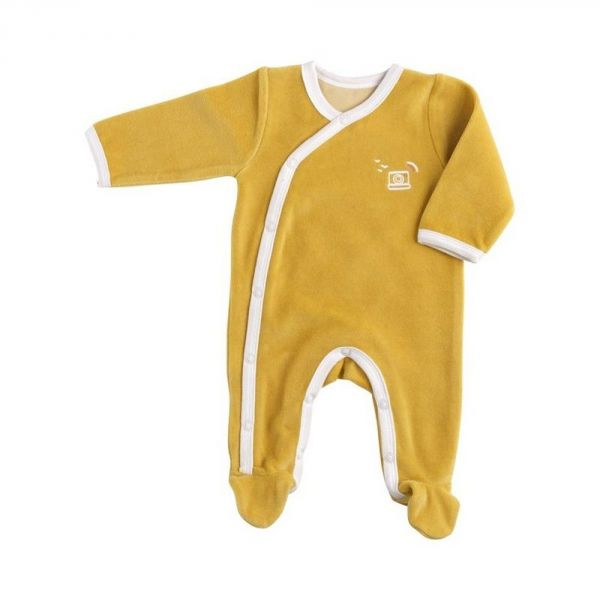 Pyjama bébé 1 mois jaune Sunlight