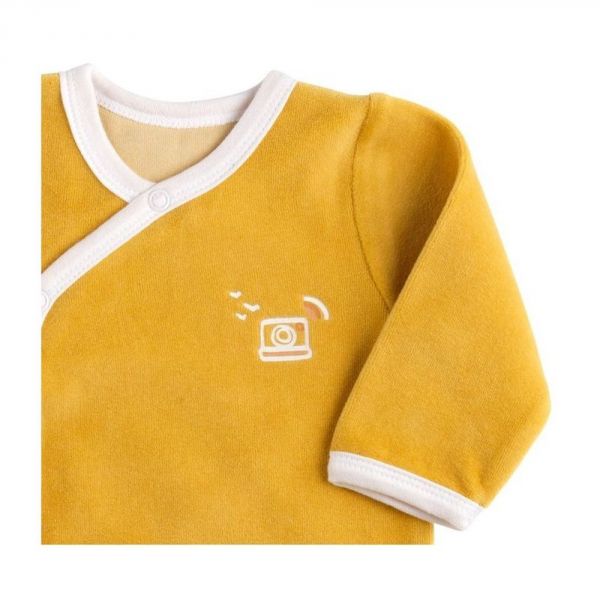 Pyjama bébé 1 mois jaune Sunlight