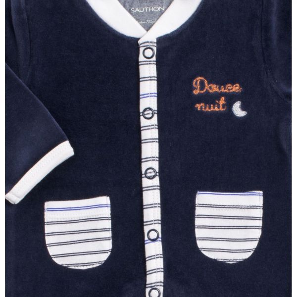 Pyjama bébé bleu 1 mois Baby sailor