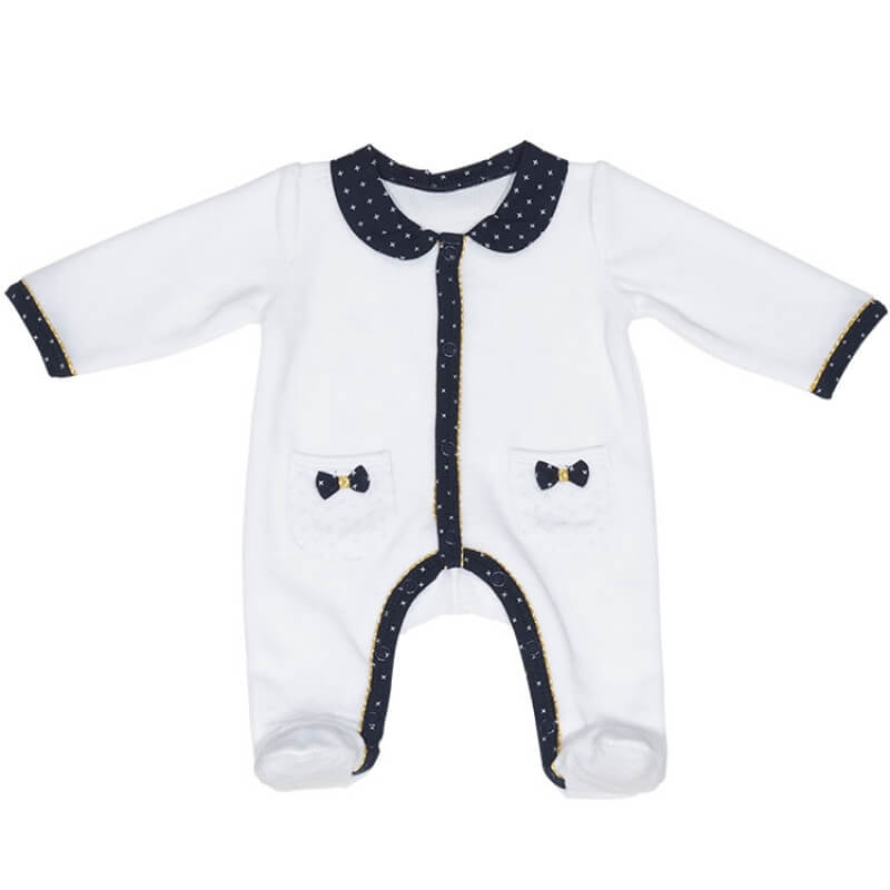 Sauthon Baby Deco Pyjama Bebe Blanc Noeuds Naissance Hello Made In Bebe Sauthon Baby Deco Pyjama Bebe Blanc Noeuds Naissance Hello Made In Bebe